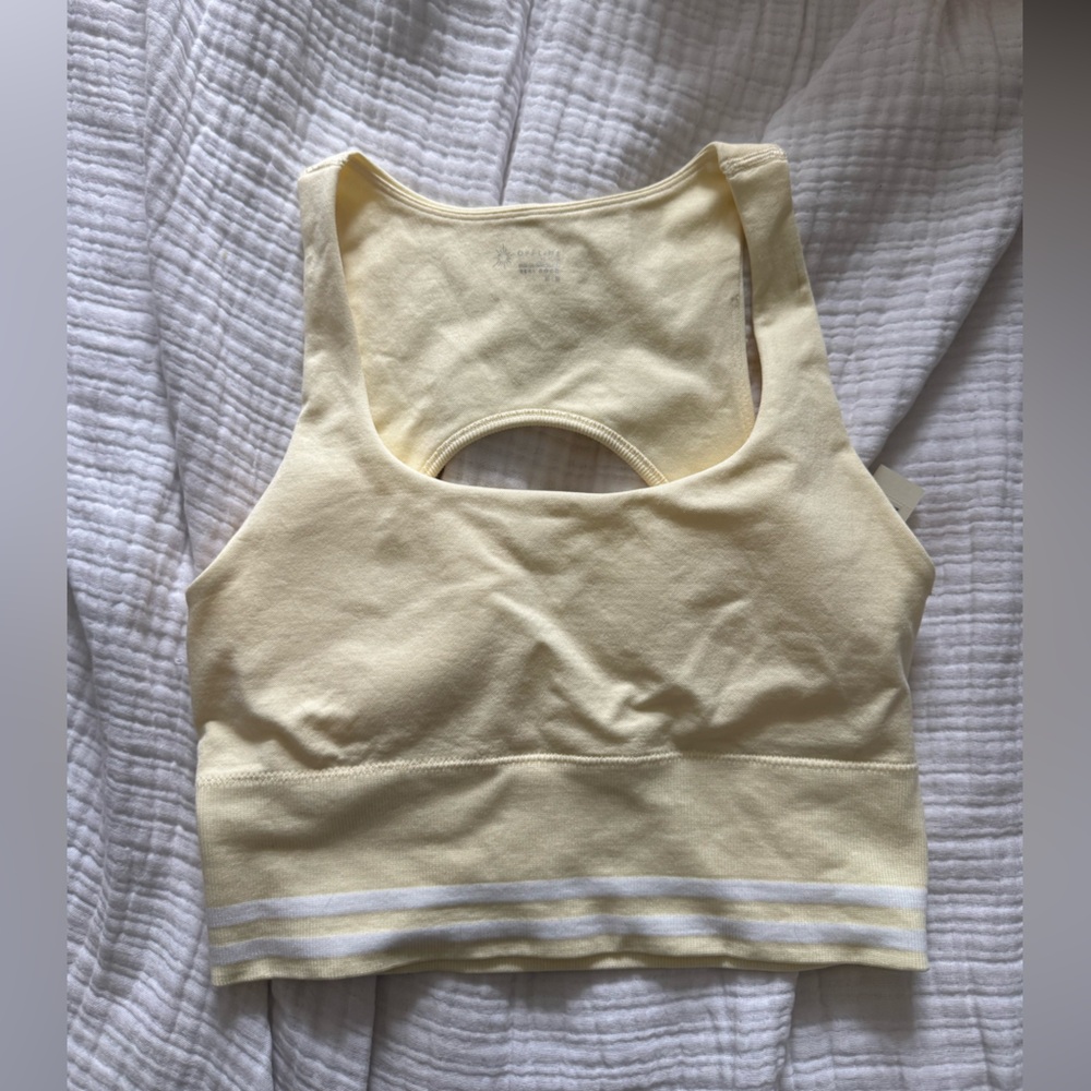 Aerie Yellow Sports Bra